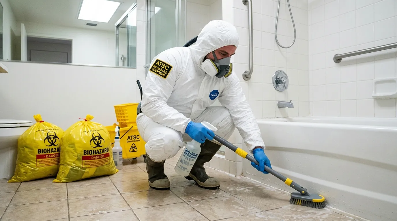 Decontamination equipment deployed for Blood Cleanup in Passaic